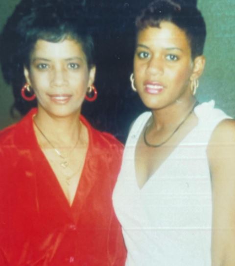 Tonesa Welch with her beloved mother